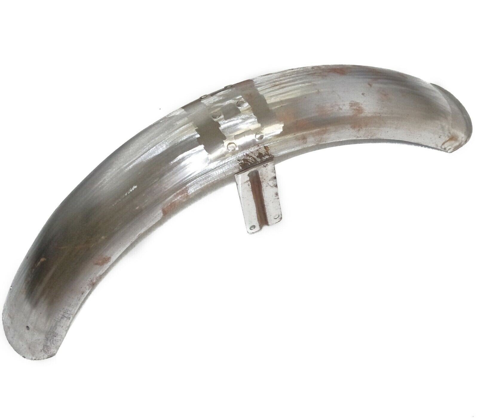 Norton Commando Roadster Mudguard Fender Set With Stay Steel Raw - Image 2