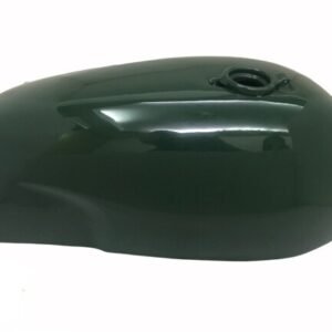 Norton Commando Fastback Fuel Petrol Gas Tank Steel Dark Green Painted With Cap