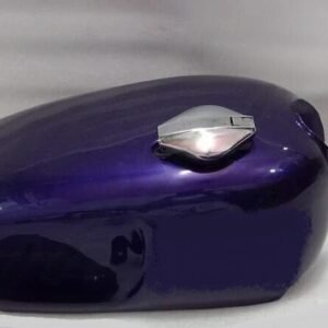 Norton Commando Roadster 850 Fuel Petrol Tank Steel Purple Painted + Cap