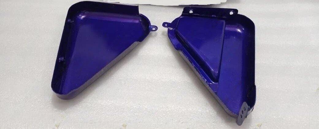 Norton Commando Roadster 750 Side Panels Steel Purple Painted - Image 2