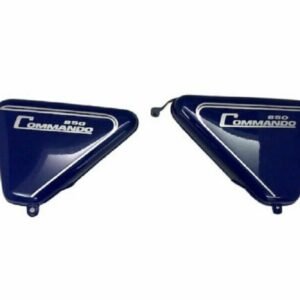 Norton Commando Roadster 850 Side Panels Steel Blue Painted