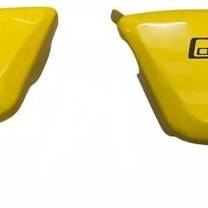 Norton Commando Interstate Toolbox & Oil Tank Side Panel Steel Yellow Painted