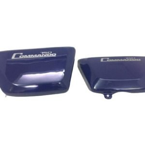 Norton Commando Interstate 850 Toolbox & Oil Tank Side Panel Steel Blue Painted