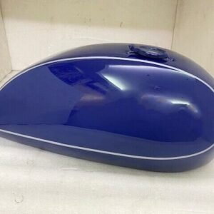 Norton Commando Interstate Fuel Petrol Gas Tank Steel Blue Painted With Cap