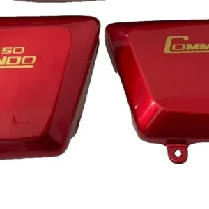 Norton Commando Interstate Toolbox & Oil Tank Side Panel Steel Cherry Painted