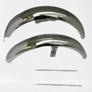 Norton Commando Roadster Mudguard Fender Set With Stay Aluminium