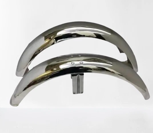 Norton Commando Roadster Mudguard Fender Set With Stay Aluminium - Image 3
